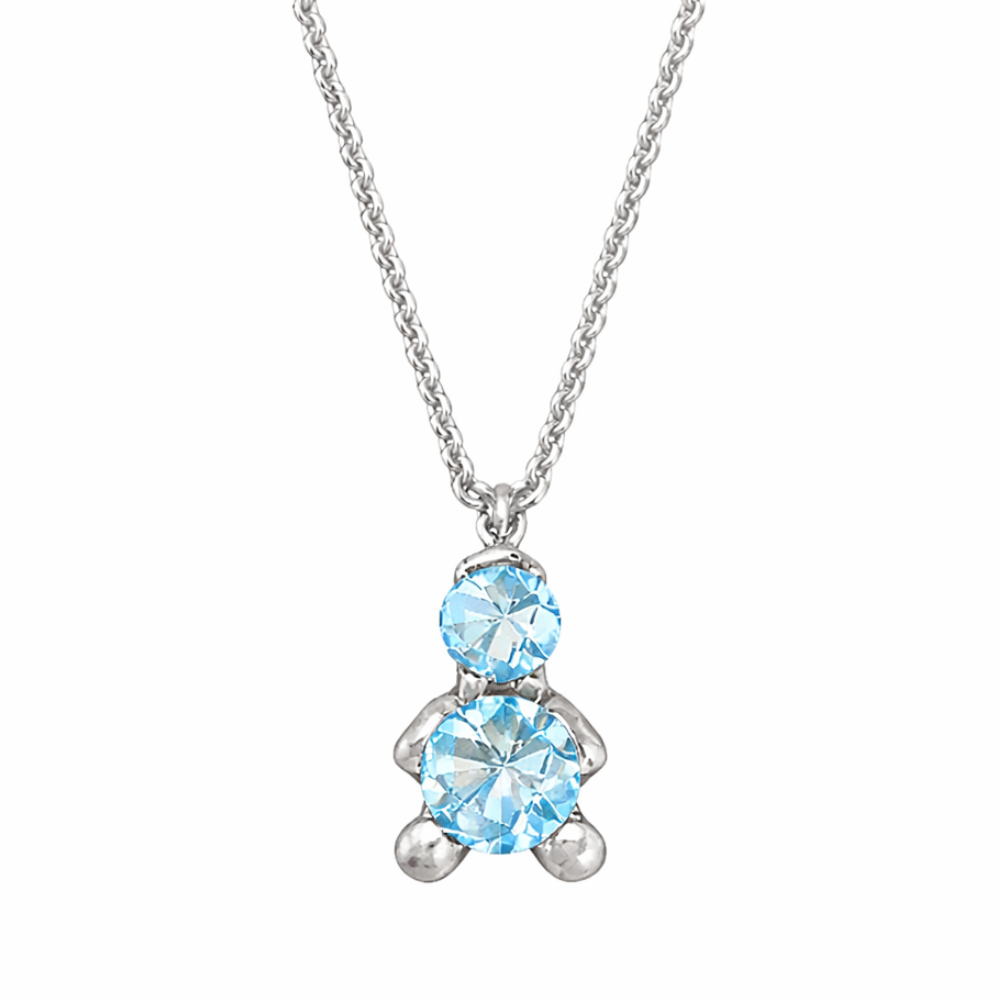 FIO EM PRATA 925% BIG BOY CRISTAL AMORZINHO BY MOCHO