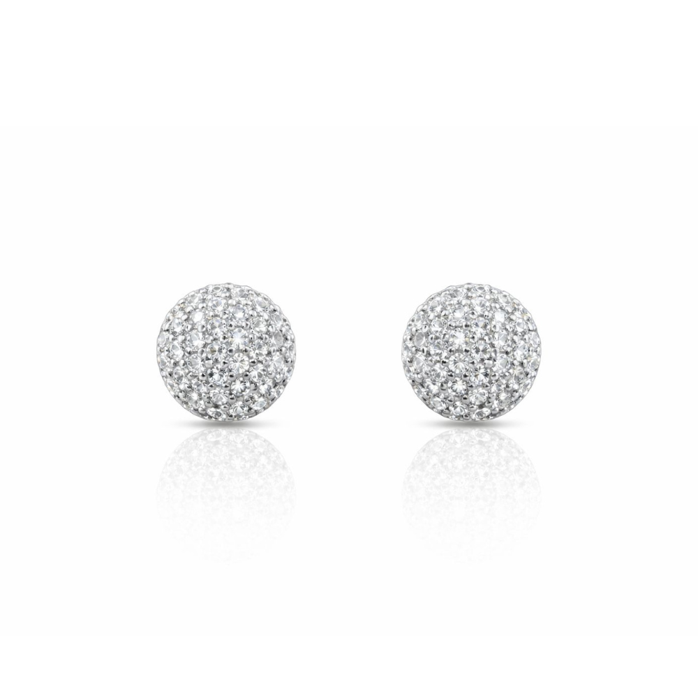 BRINCOS EM PRATA 925% COM ZIRCÓNIAS