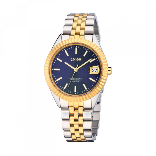 RELOGIO ONE SENHORA CELEBRITY BLUE
