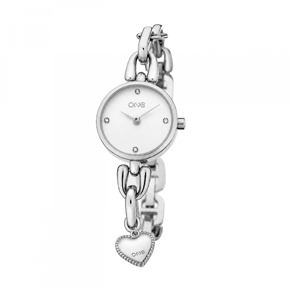 RELOGIO ONE SENHORA LINKS SILVER