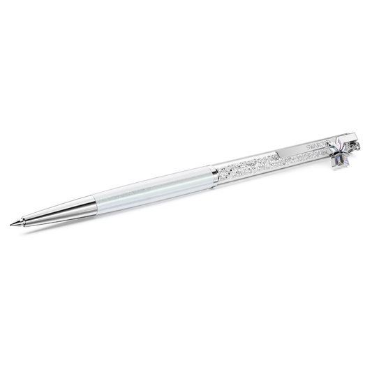 Esferográfica Swarovski Annual Edition Crystalline ballpoint pen 2027 Lacado a branco, cromado