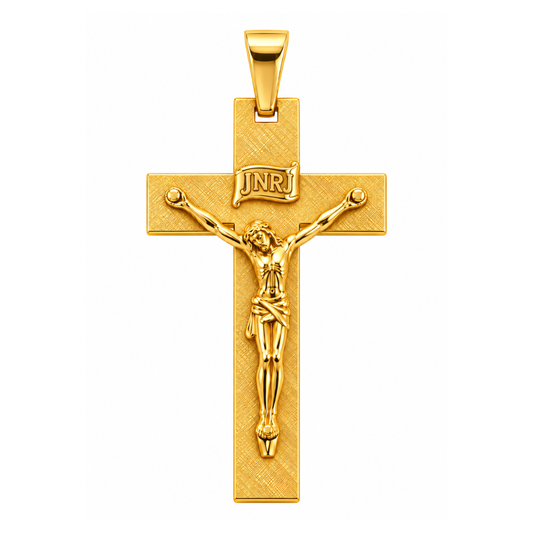 MEDALHA 19.2K OURO CRUZ
