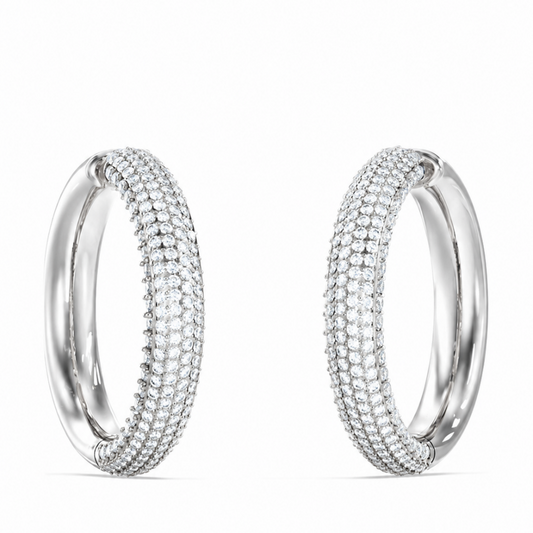BRINCOS GUESS GU MADISON PRATEADOS