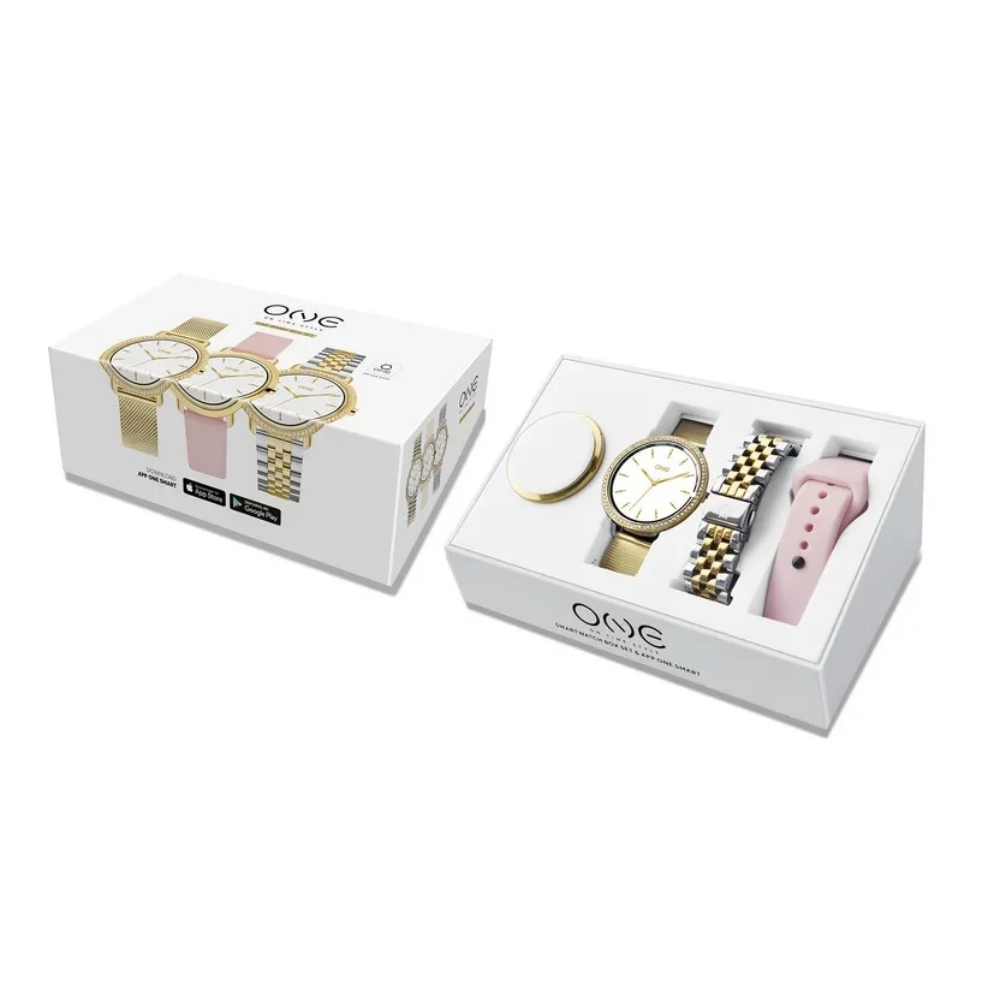 SMARTWACH BOX ONE SENHORA MINI SPARK GOLD