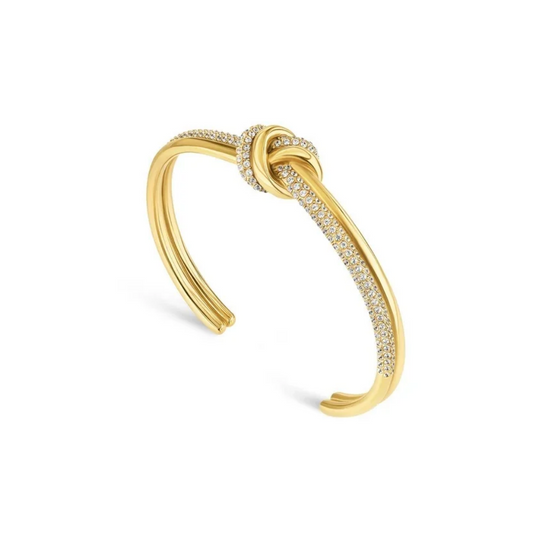 ESCRAVA ONE SENHORA KNOT CRYSTAL GOLD
