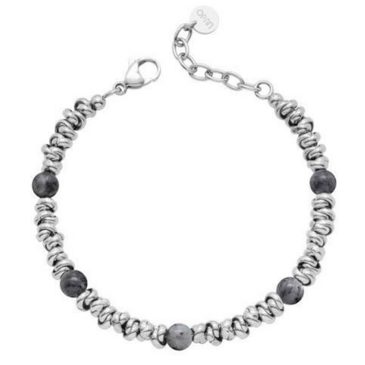 PULSEIRA LIU JO DE HOMEM EM AÇO COM BOLAS