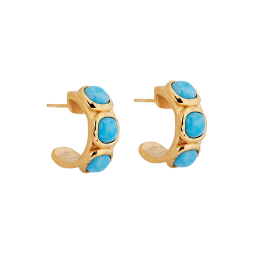 BRINCOS VIDAL & VIDAL EM BRONZE COM BANHO DE OURO 18K