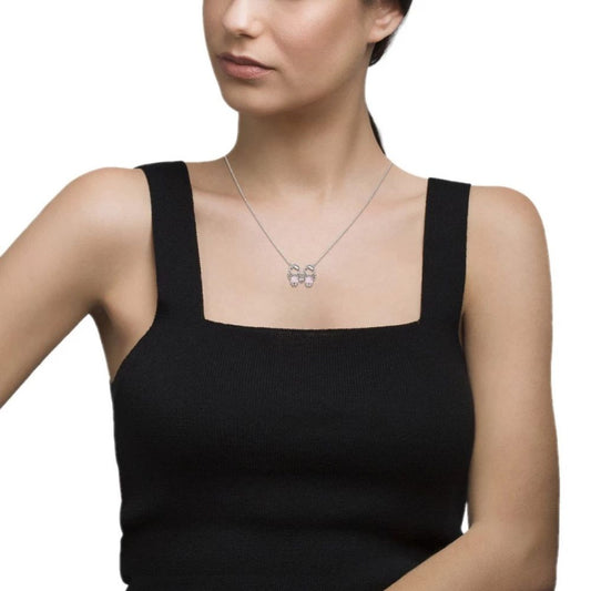 COLAR UNIKE GIRL & GIRL PINK EM PRATA 925%