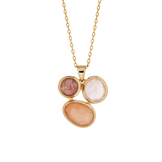 COLAR VIDAL & VIDAL EM BRONZE COM BANHO DE OURO 18K