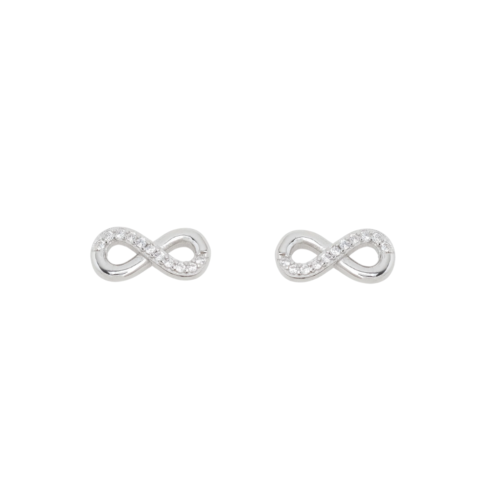 BRINCOS EM PRATA 925% COM ZIRCONIAS