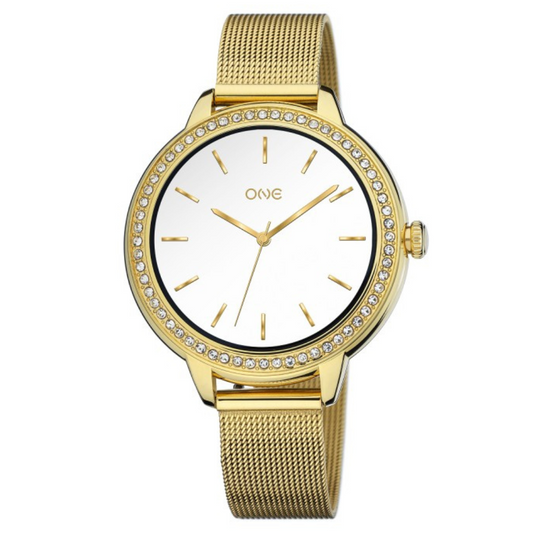SMARTWATCH ONE MINI SPARK GOLD MESH