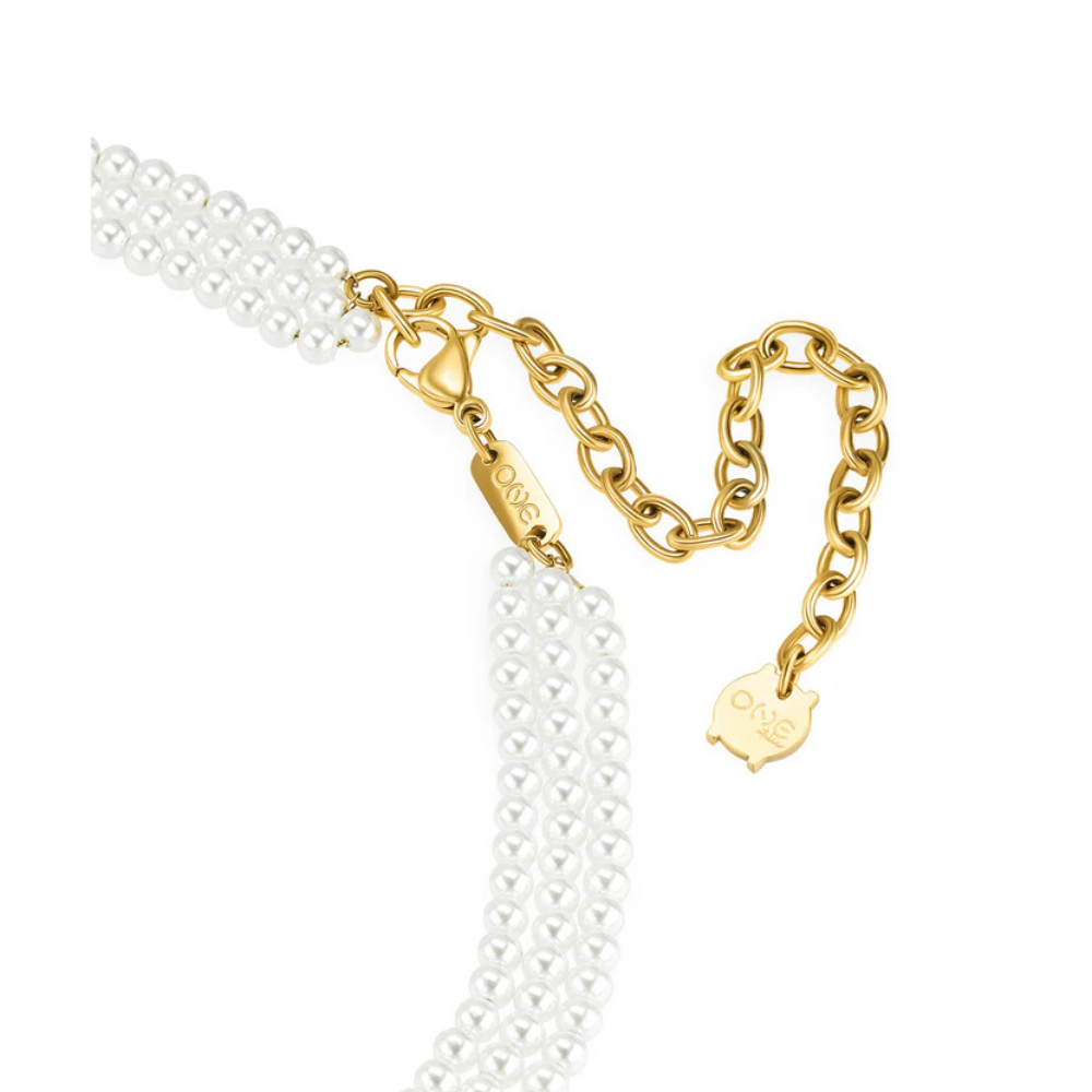 COLAR ONE SENHORA MARGOT PETAL GOLD