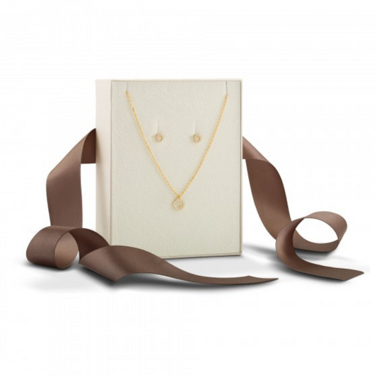 PACK UNIKE CLASSY & CHIC CIRCLE GOLD EM PRATA 925 UK.PK.1204.0022