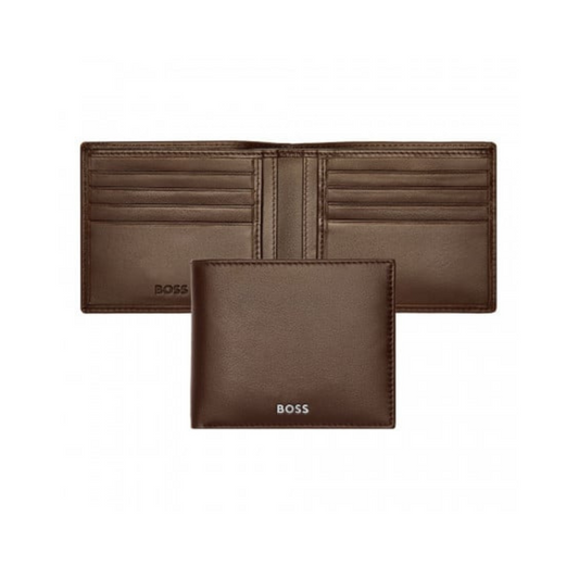CARTEIRA HUGO BOSS CLASSIC SMOOTH BROWN