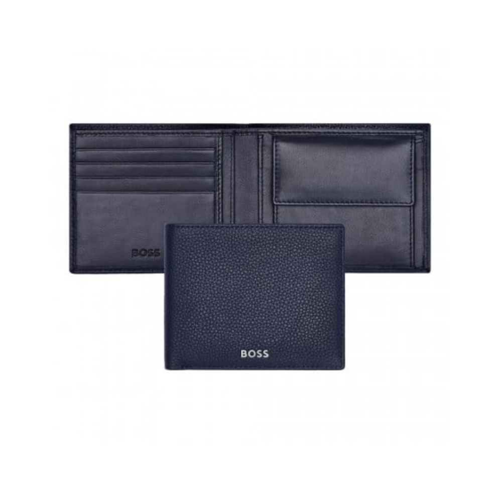 CARTEIRA HUGO BOSS CLASSIC GRAINED NAVY