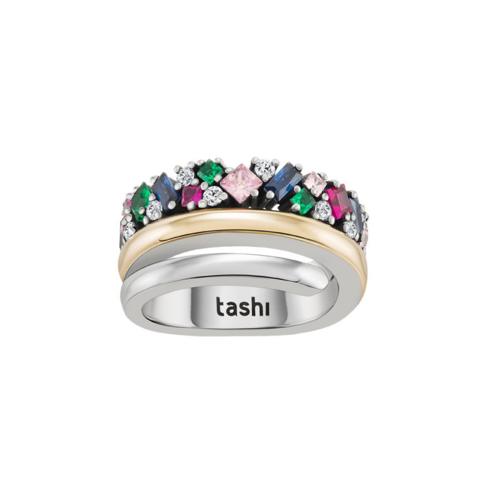 ANEL TASHI LUIS CARVALHO III 16 PRATA 925% 9,9GR OURO 375% 0,8GR