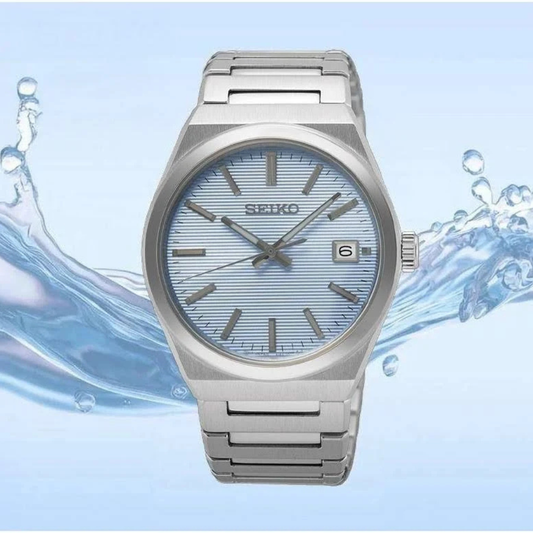 RELOGIO SEIKO HOMEM ESSENTIALIS MOST. AZUL BEBE 39mm