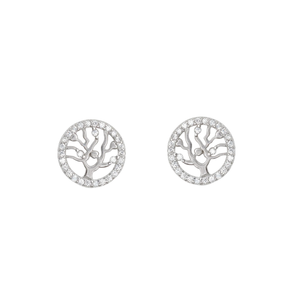 BRINCOS EM PRATA 925% COM ZIRCONIAS