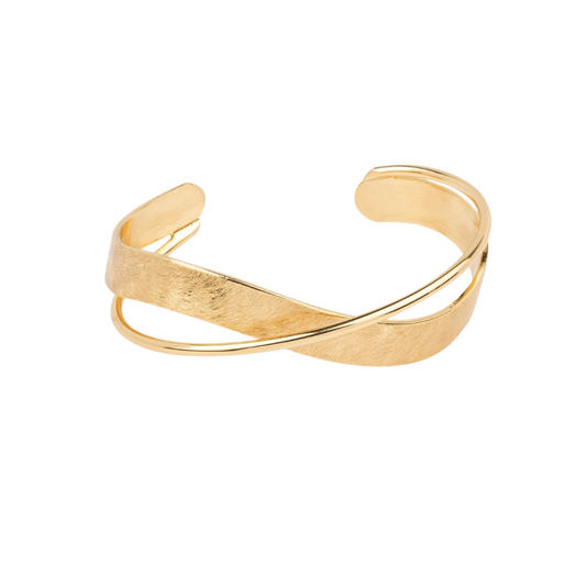 ESCRAVA VIDAL & VIDAL EM BRONZE COM BANHO DE OURO 18K