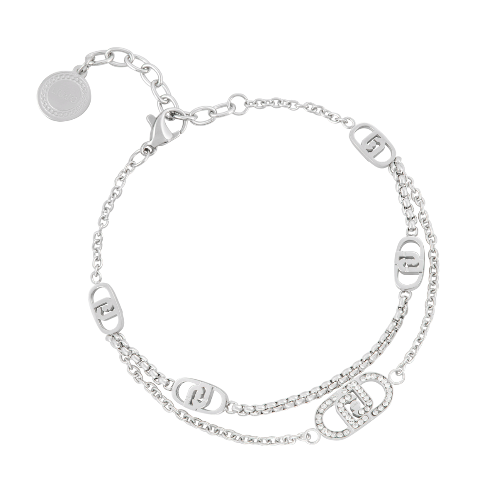 PULSEIRA LIU JO EM AÇO COM CRISTAIS LJ2903