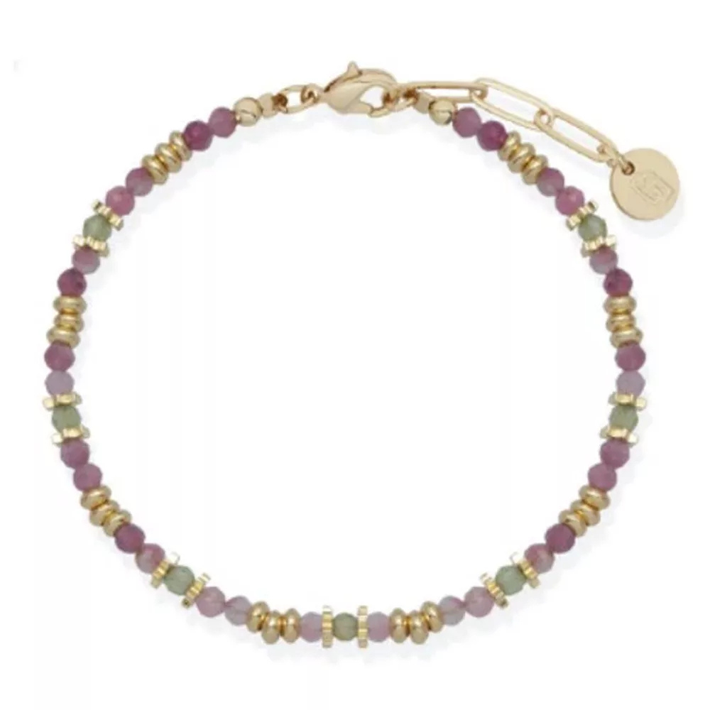 PULSEIRA LIU JO EM AÇO COM PEDRAS DE COR LJ2893