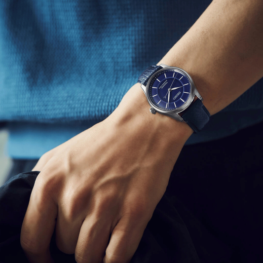 SEIKO PRESAGE CLASSIC MOST. PORCELANA AZUL EL 145º