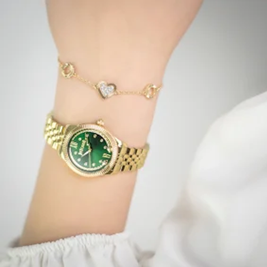 RELÓGIO JUST CAVALLI SET COM PULSEIRA MST VERDE