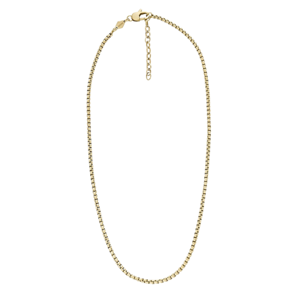 FIO FOSSIL STEEL GOLD CHAIN