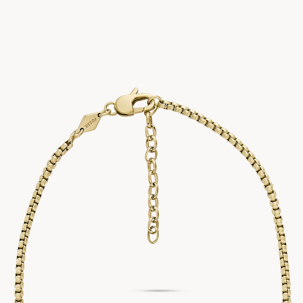 FIO FOSSIL STEEL GOLD CHAIN