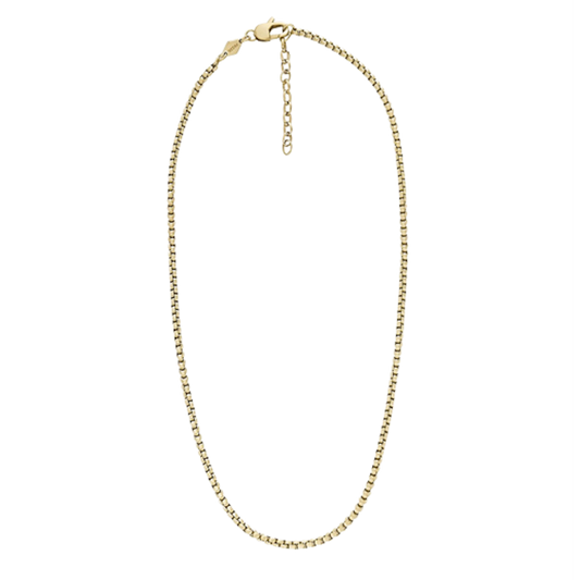FIO FOSSIL STEEL GOLD CHAIN