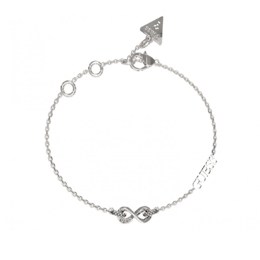 PULSEIRA GUESS ENDLESS DREAM EM AÇO PRATEADO "JUBB03265JWRHS"