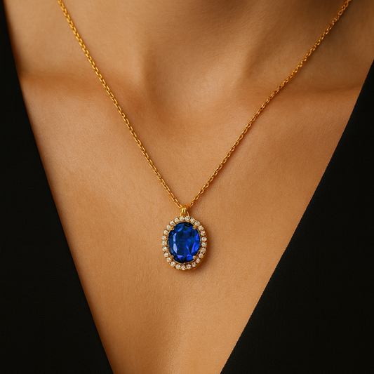 COLAR EM OURO COM ZIRCÔNIAS