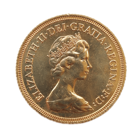 Moeda Libra de Ouro Libra Elizabeth II 1976