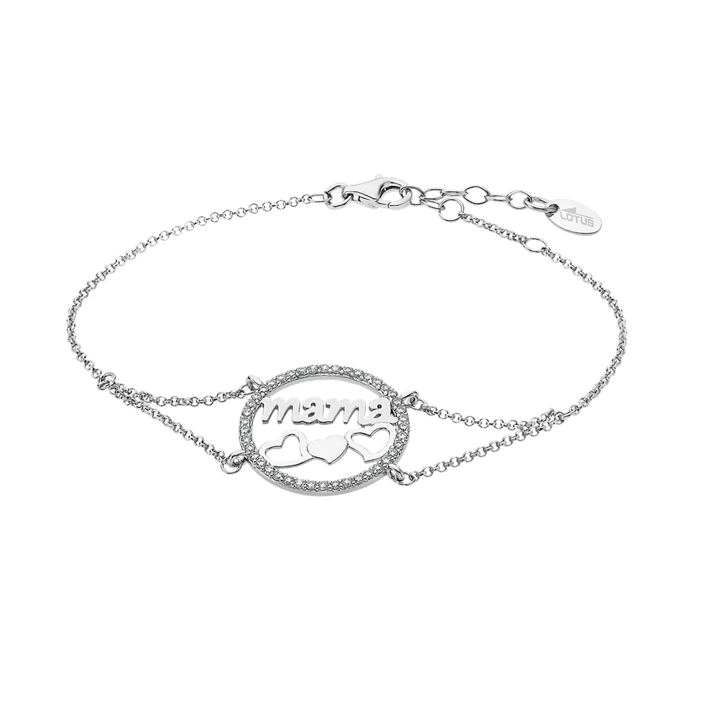 PULSEIRA LOTUS EM PRATA 925% C/ ZIRCONIAS