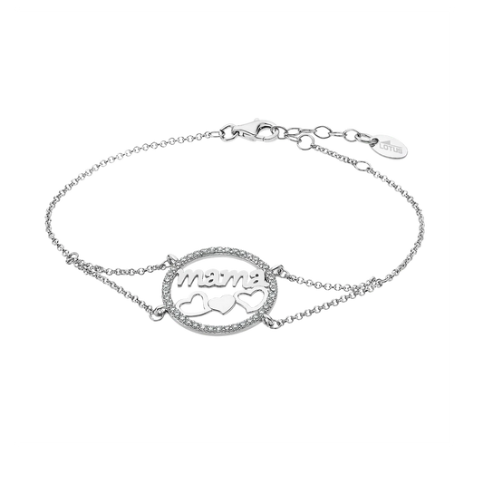 PULSEIRA LOTUS EM PRATA 925% C/ ZIRCONIAS