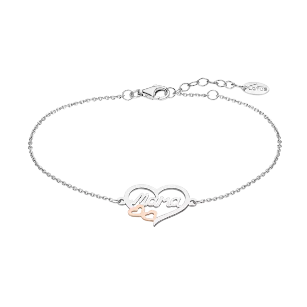 PULSEIRA LOTUS EM PRATA 925% C/ ZIRCONIAS ( MAMA )