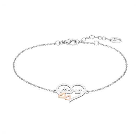 PULSEIRA LOTUS EM PRATA 925% C/ ZIRCONIAS ( MAMA )