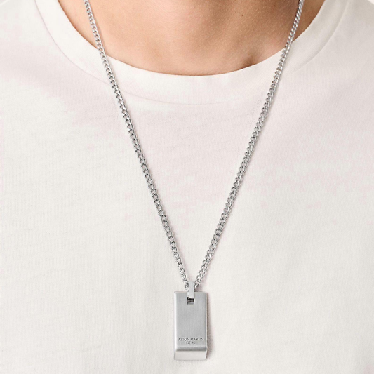 COLAR ASTON MARTIN SILVER BST ICON