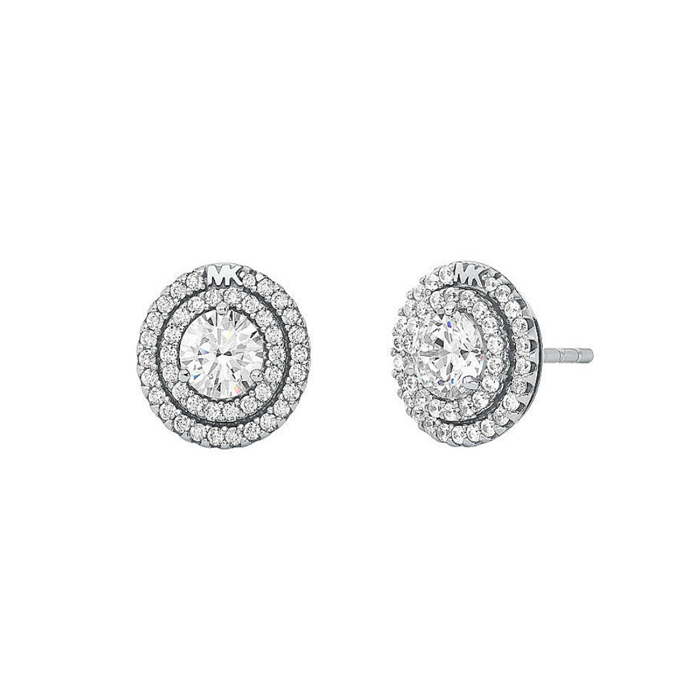 BRINCOS MICHAEL KORS EM PRATA 925% C/ ZIRCONIAS