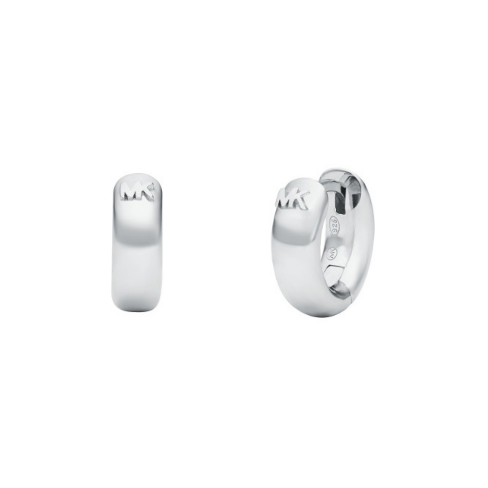 BRINCOS ( ARGOLOAS ) MICHAEL KORS RHODIUM EM PRATA 925% MKC1599AA040