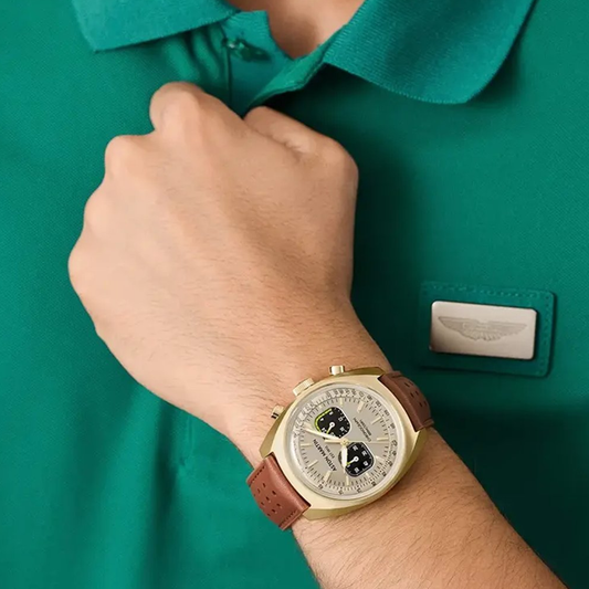 RELÓGIO ASTON MARTIN 43MM TIMELESS CHAMPAGNE