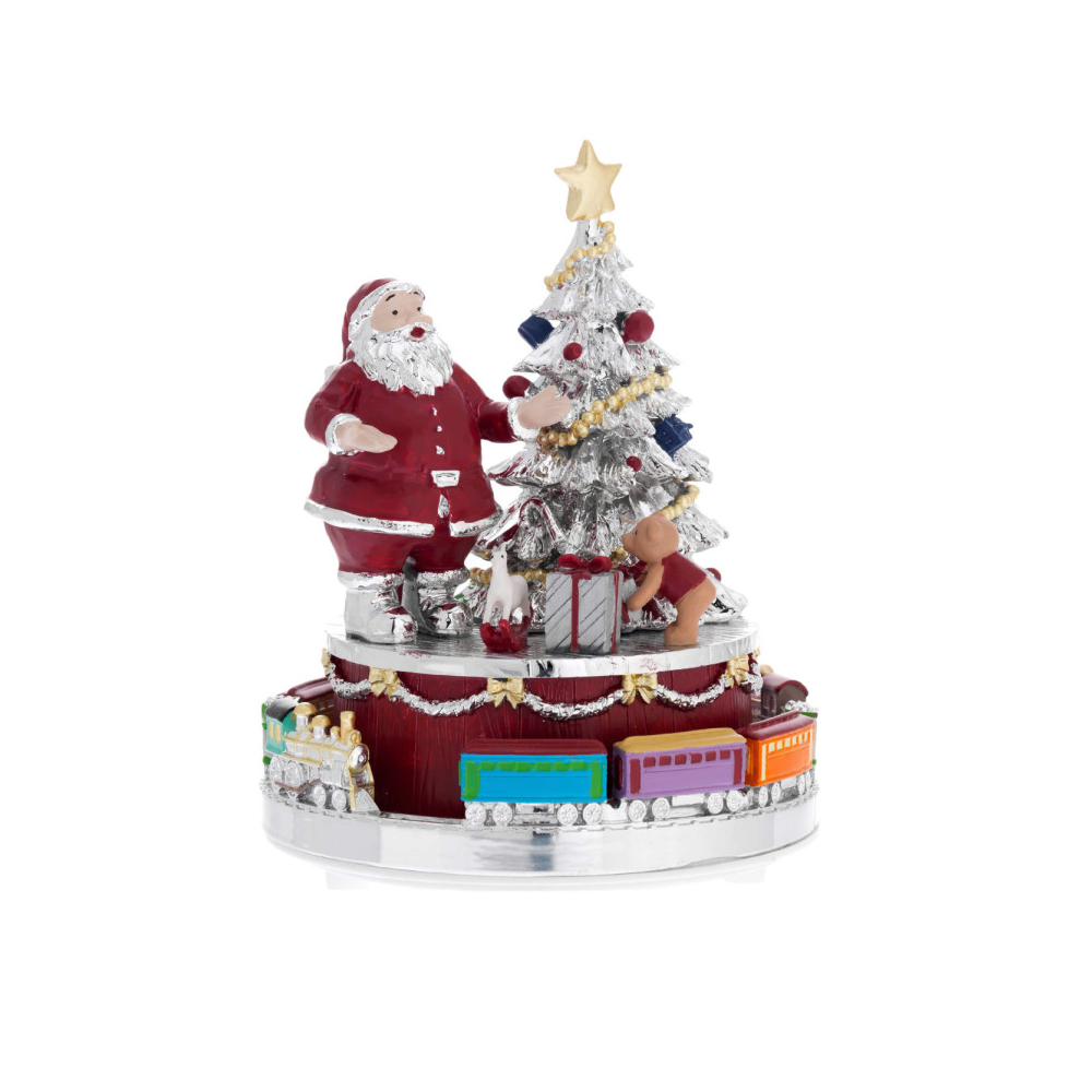 CARROSSEL PAI NATAL SENTADO 16 X 19 VERMELHO