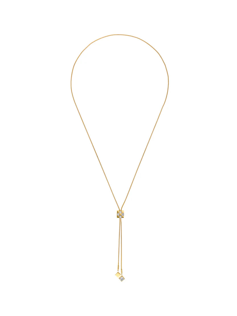 COLAR ONE SENHORA CHESS LONG GOLD