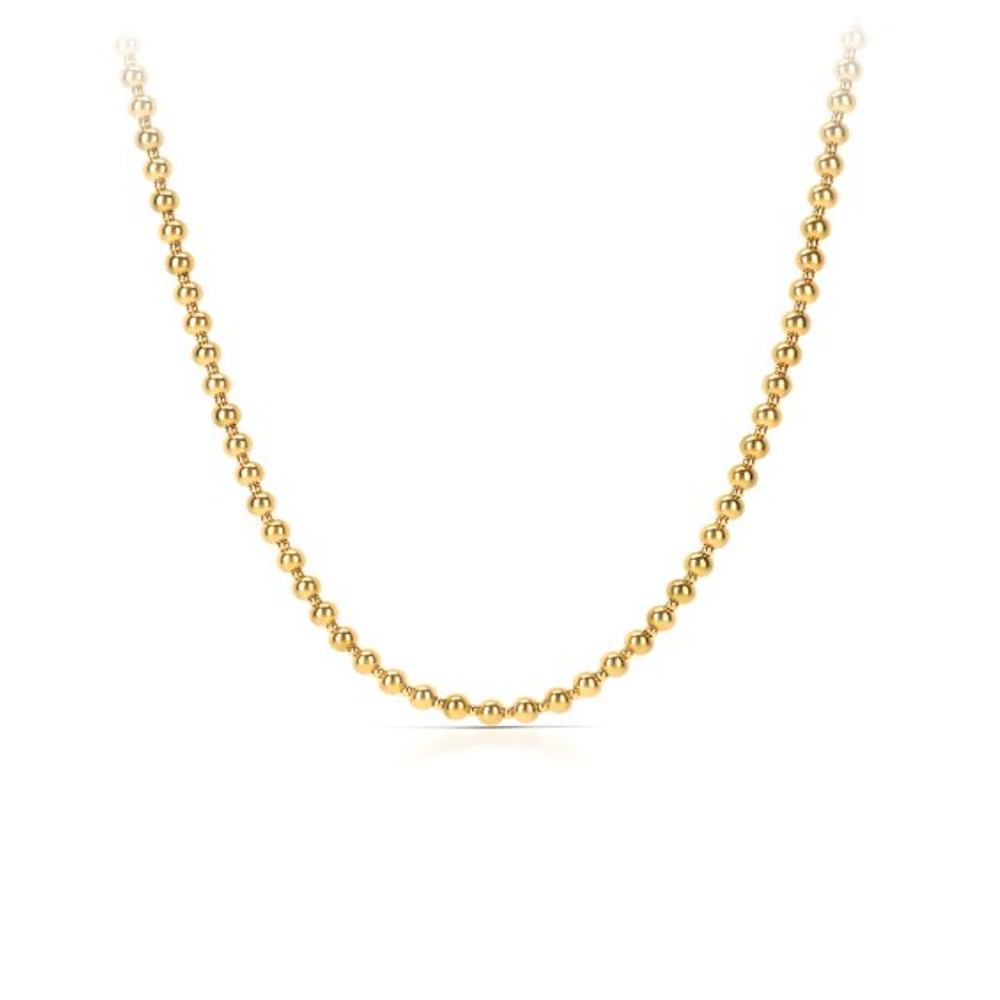 COLAR ONE SENHORA INFINITY BEADS GOLD