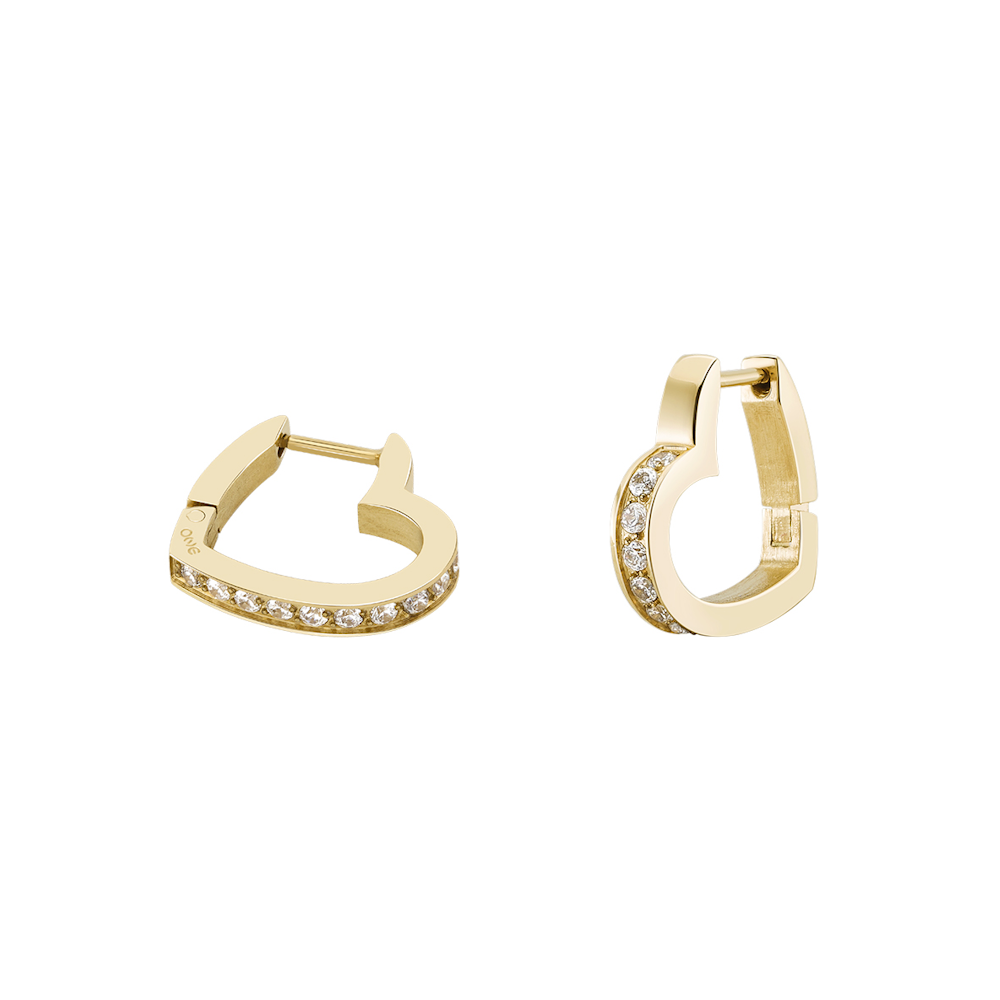 BRINCOS ONE REFLEXIONS GOLD