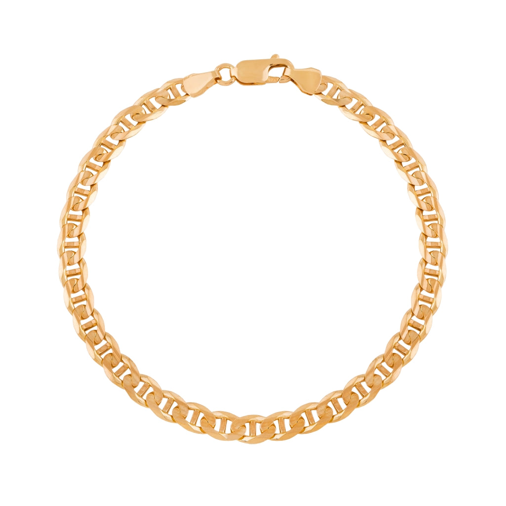 PULSEIRA EM OURO 19,2K ( MALHA ITALIANA )