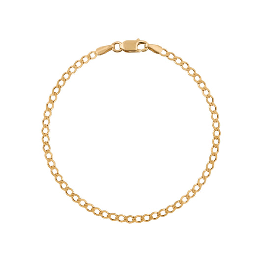 PULSEIA EM OURO 19,2K ( BARBELA )