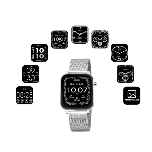 SMARTWATCH ONE MAGICCALL SILVER MESH