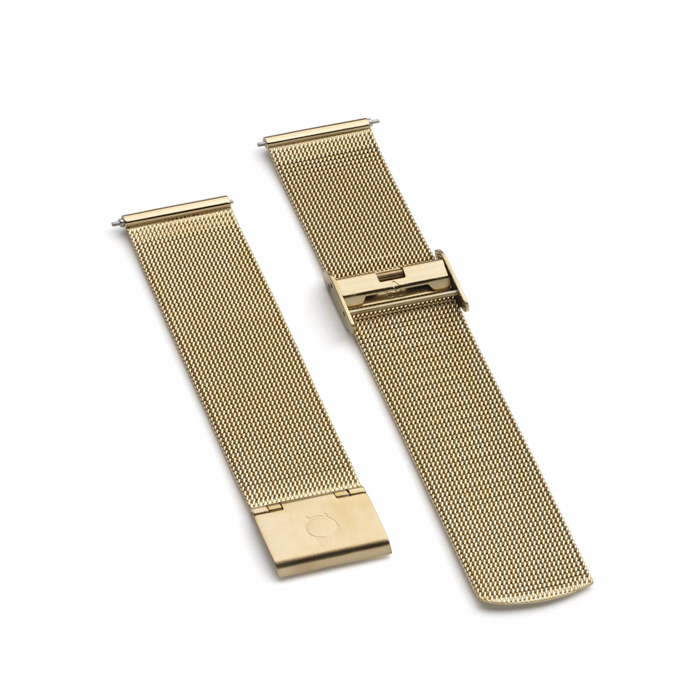 BRACELETE SMARTWATCH ONE MALHA MILANESA DOURADA