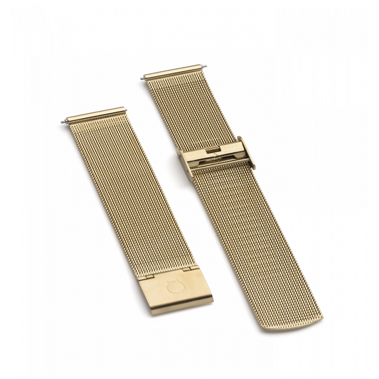 BRACELETE SMARTWATCH ONE MALHA MILANESA DOURADA